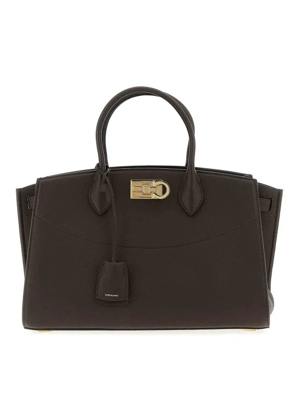 Ferragamo Sac Cabas - Marron - Marron - Femme | 785996TESTADIMORO