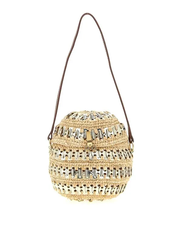 Rabanne Sac Cabas - Beige - Beige - Femme | 25ASS0474NAT060M227