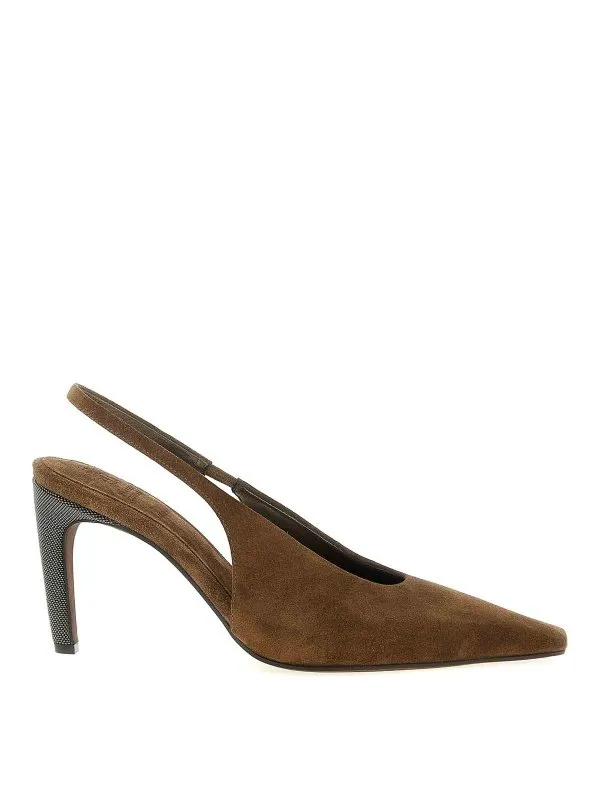 Brunello Cucinelli Chaussures À Talon - Marron | MZSFC3058PC7495