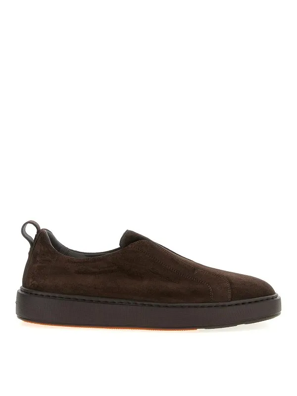 Santoni Baskets - Marron - Marron - Homme | MBCD21995S
