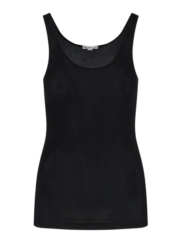 James Perse Top - Noir - Noir - Femme | WNL3102BLACK | thebs.com