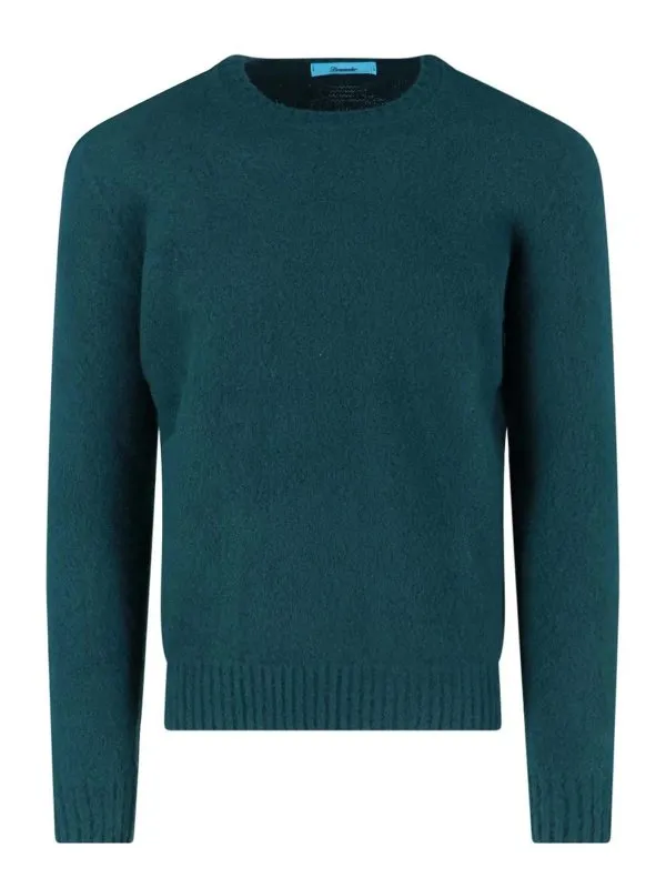 Drumohr Pull Col Bateau - Vert - Vert - Homme | D8W103GLO490