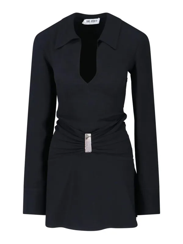 The Attico Robe Courte - Noir - Noir | 251WCA00449ACC001AA100