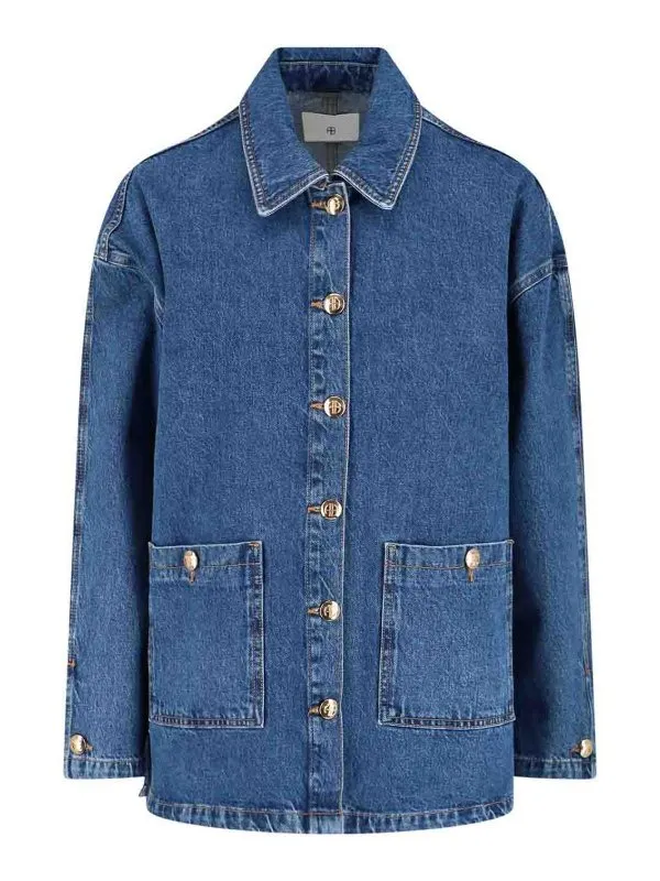 Anine Bing Chemise - Bleu - Bleu - Femme | A0110856WHD36