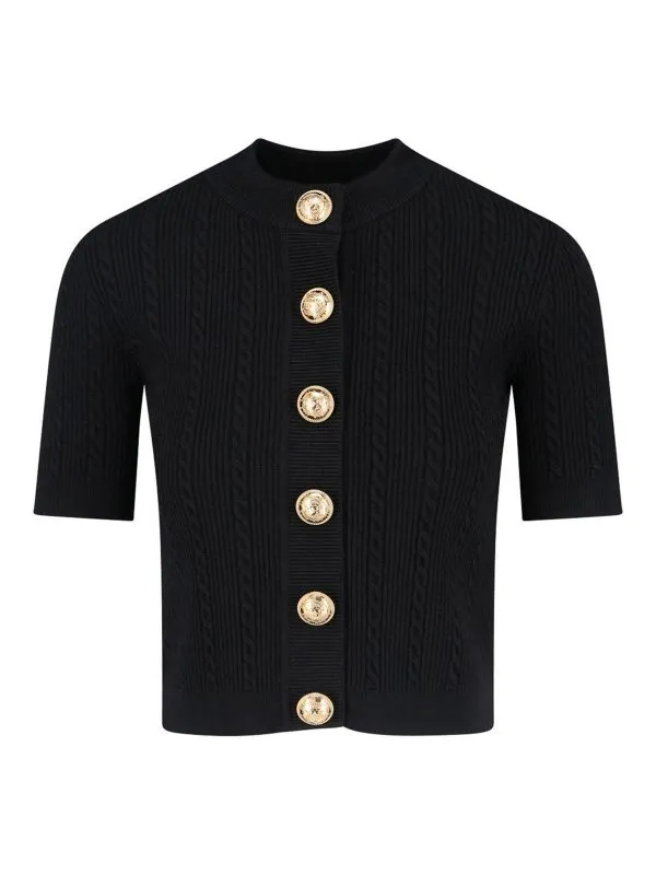 Balmain Pull Col Bateau - Noir - Noir - Femme | FF1KL230KI500PA