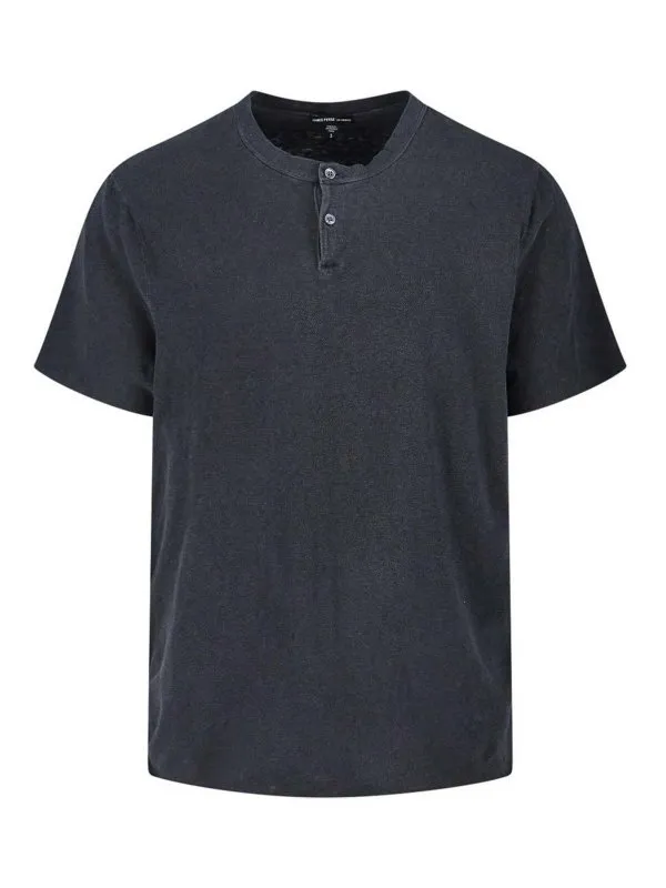 James Perse T-Shirt - Noir - Noir - Homme | MJD3783MAGMA