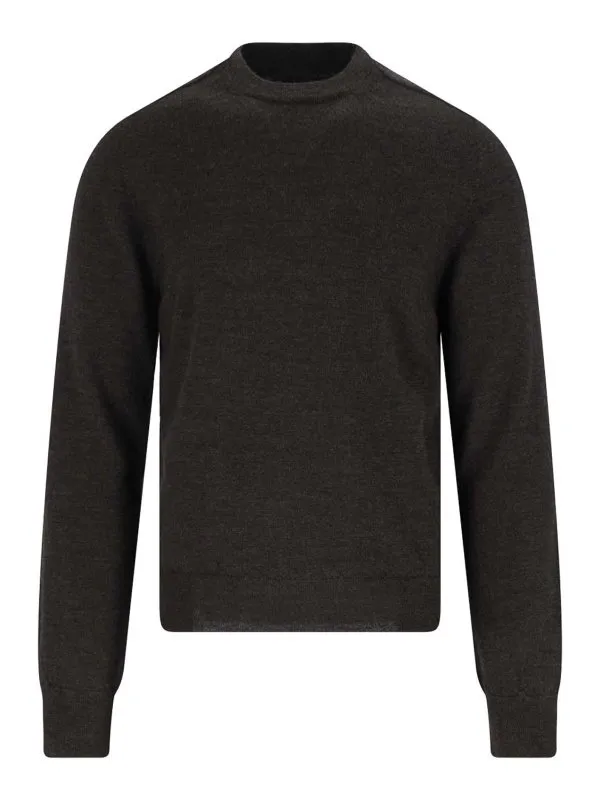 Maison Margiela Pull Col Bateau - Marron | S50HL0041M13098144M