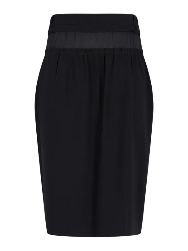 Maison Margiela Jupe Midi - Noir - Noir | S51ME0040M35517900