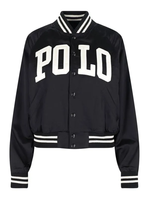 Polo Ralph Lauren Bomber - Noir - Noir - Femme | 211971E16