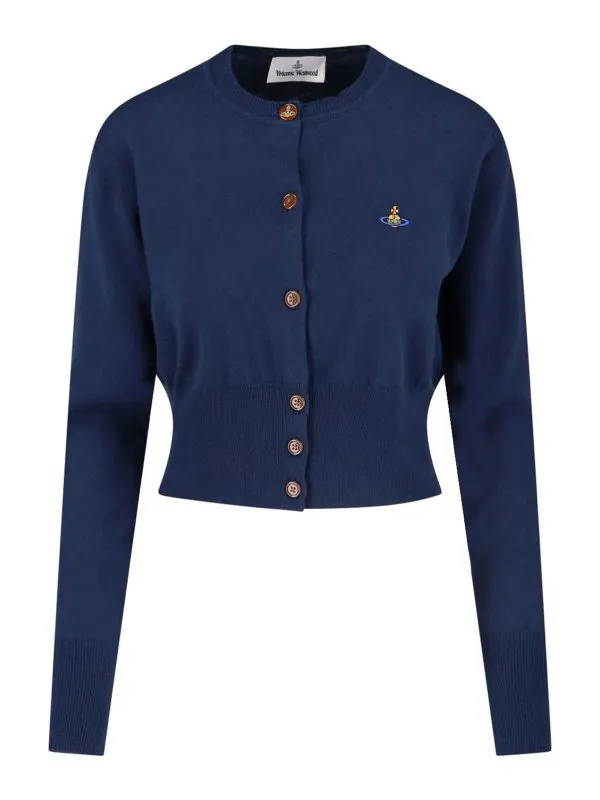 Vivienne Westwood Cardigan - Bleu - Bleu | 1803002UY001VK410