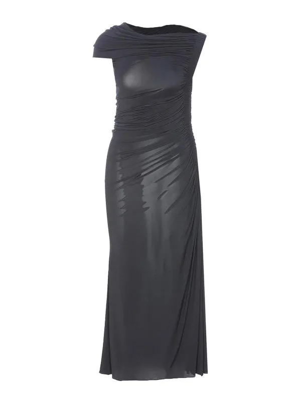 Alaïa Maxi Robe - Gris - Gris - Femme | AA9R1408J050A557