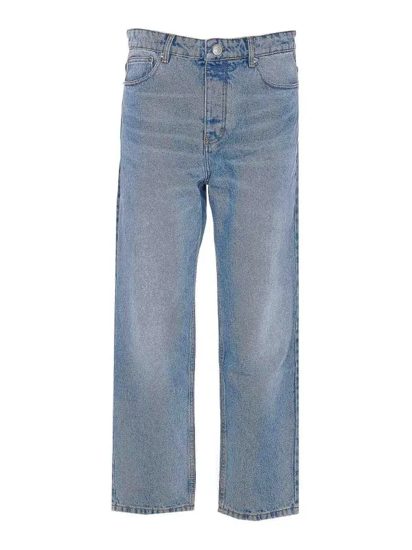 Ami Paris Jean Bootcut - Bleu - Bleu - Homme | HTR103DE0046480