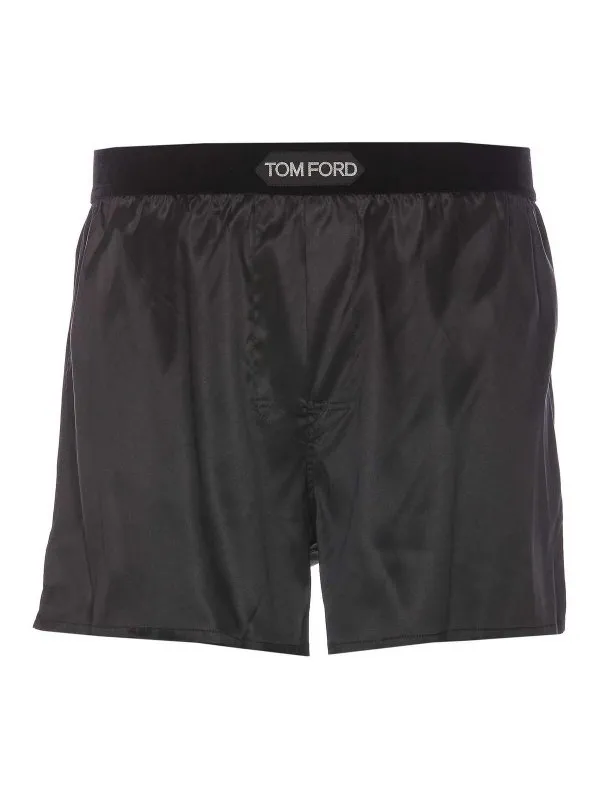 Tom Ford Short De Bain - Noir - Noir - Homme | T4LE41010002