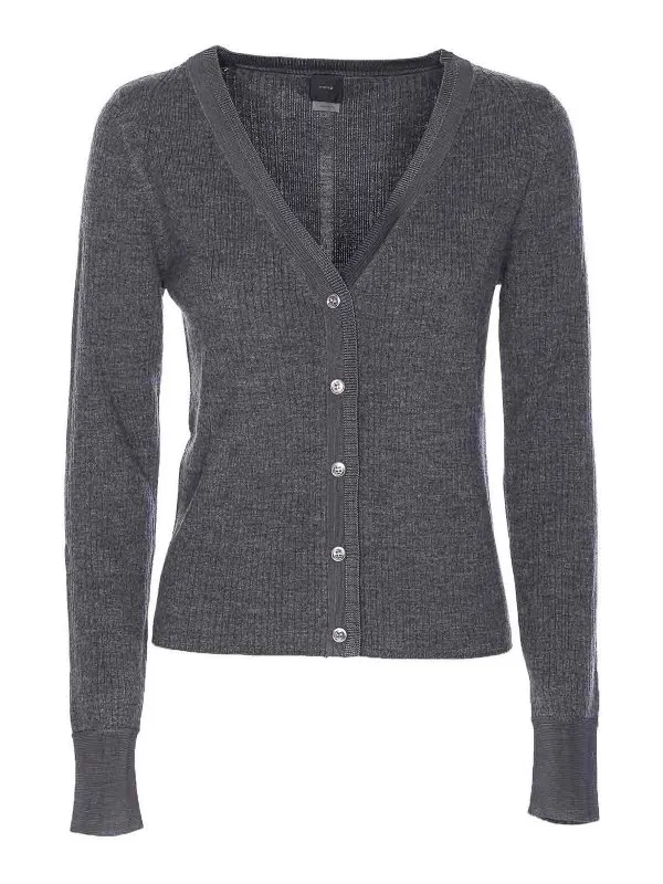 Pinko Cardigan - Gris - Gris - Femme | 105543A2S3K07