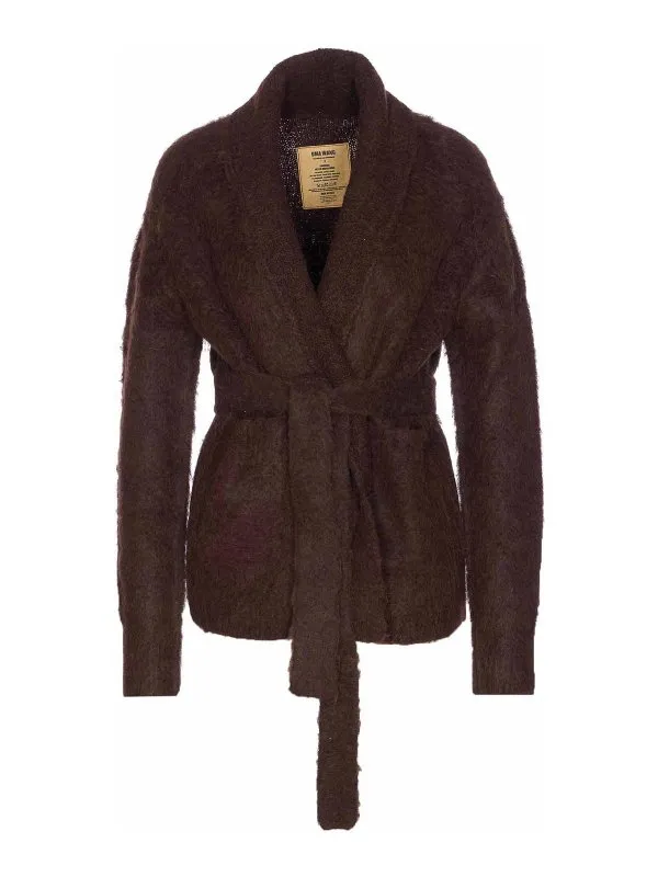 Uma Wang Cardigan - Marron - Marron - Femme | UK7176UW690