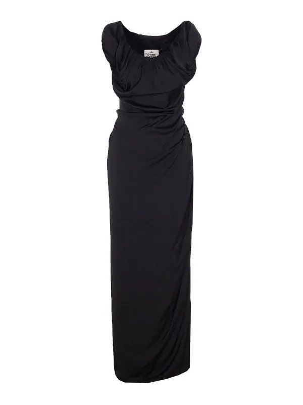 Vivienne Westwood Maxi Robe - Noir - Noir | 1101039NW012YN401
