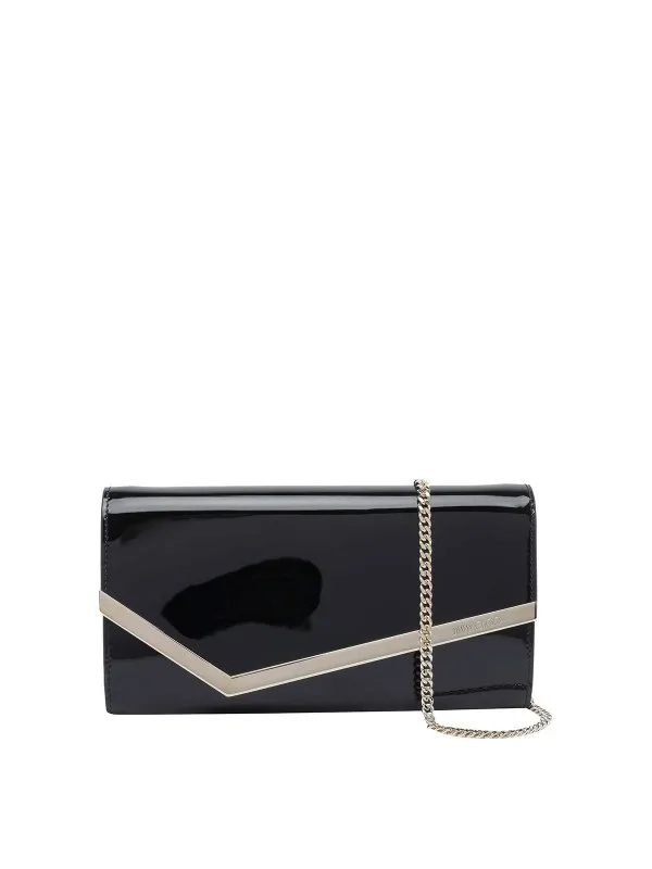 Jimmy Choo Pochette - Noir - Noir - Femme | EMMIEPATBLACKLIGHTGOLD