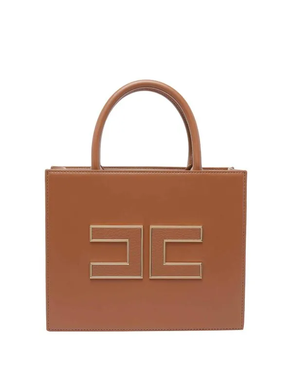 Elisabetta Franchi Sac Cabas - Marron - Marron | BS33A56E2EC1