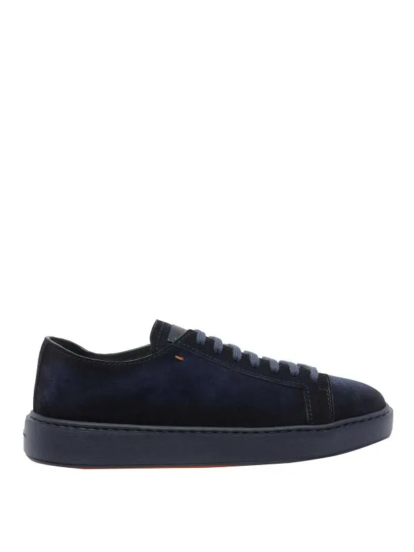 Santoni Baskets - Bleu - Bleu - Homme | MBCD21571OCACAOLU60
