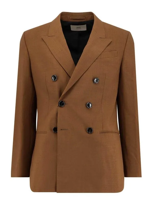 Ami Paris Blazer - Marron - Marron - Homme | HBV006WV0066216