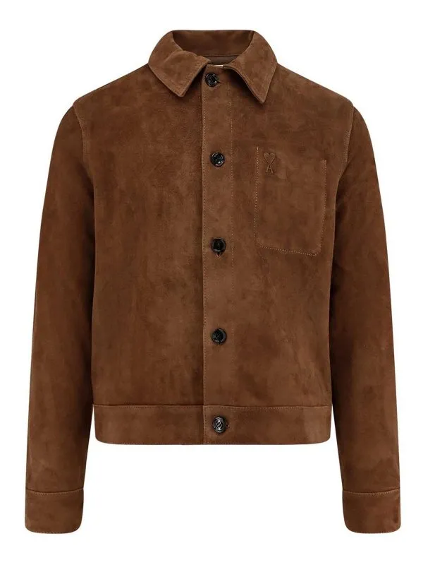 Ami Paris Blazer - Marron - Marron - Homme | HJK243LH0059216