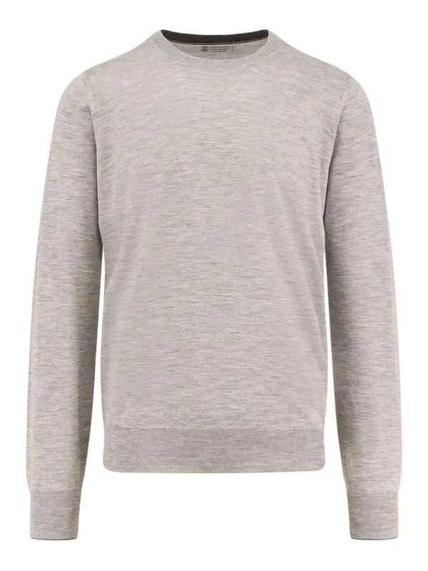 Brunello Cucinelli Pull Col Bateau - Gris - Gris | M2300100CS170