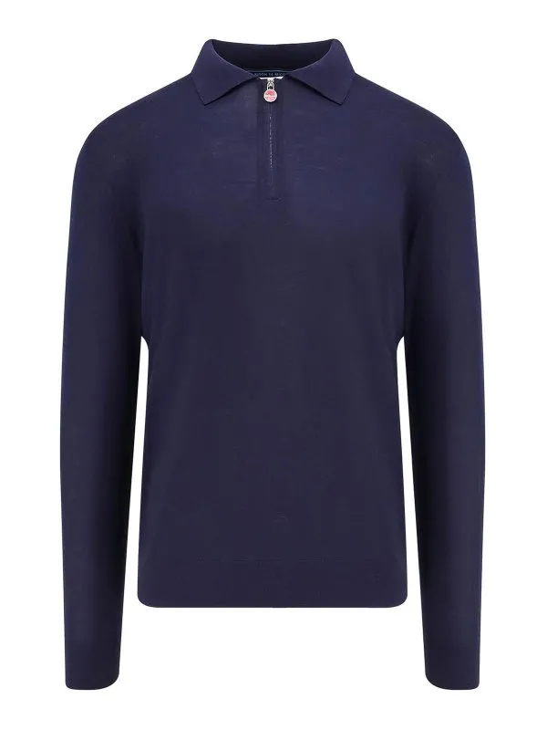 Kiton Polo - Bleu - Bleu - Homme | UMK0493K400FBLUNAVY