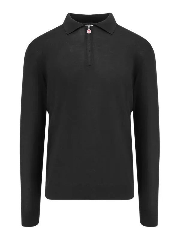 Kiton Polo - Noir - Noir - Homme | UMK0493K5009NERO | thebs.com