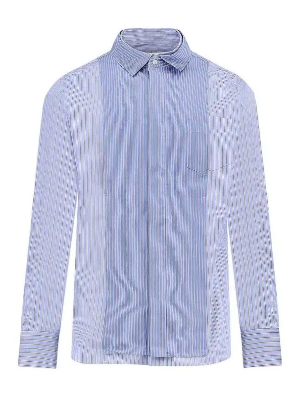 Sacai Chemise - Bleu Clair - Bleu Clair - Homme | 2503775M922