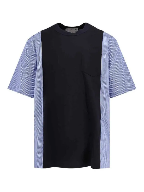 Sacai T-Shirt - Bleu - Bleu - Homme | 2503783M239 | thebs.com
