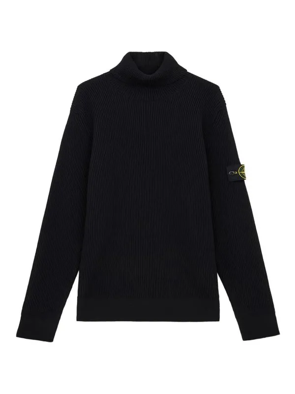 Stone Island Pull Col Bateau - Noir - Noir | K2S155100052S00C2V0029