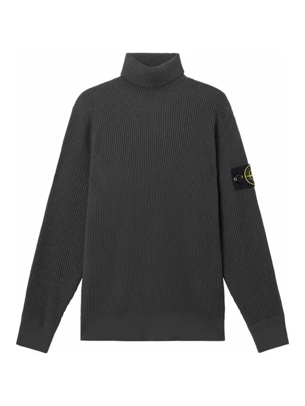 Stone Island Pull Col Bateau - Gris | K2S155100052S00C2V0062