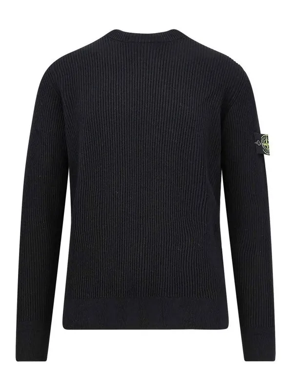 Stone Island Pull Col Bateau - Noir - Noir | K2S155100053S00C2V0029