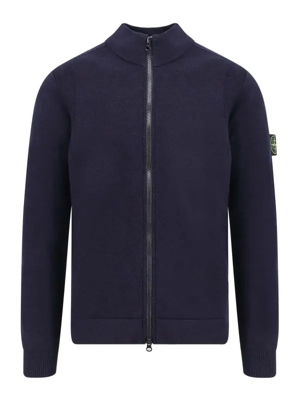 Stone Island Cardigan - Bleu - Bleu | K2S155100062S00A1V0020