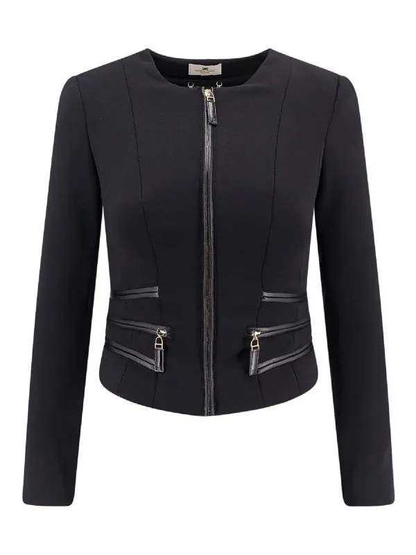 Elisabetta Franchi Blazer - Noir - Noir - Femme | GI17356E2110