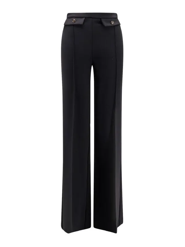 Elisabetta Franchi Pantalons Décontractés - Noir | PA12156E2110