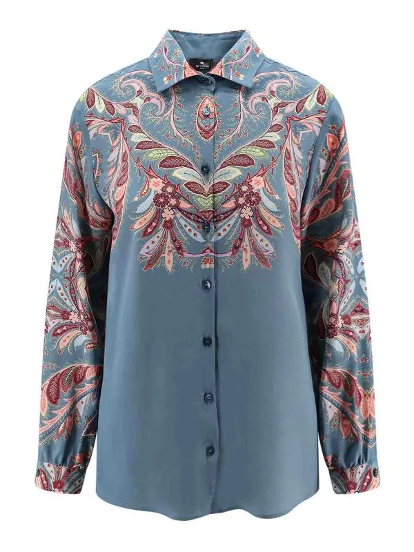 Etro Chemise - Bleu - Bleu - Femme | WRIA0019AKA37X0884