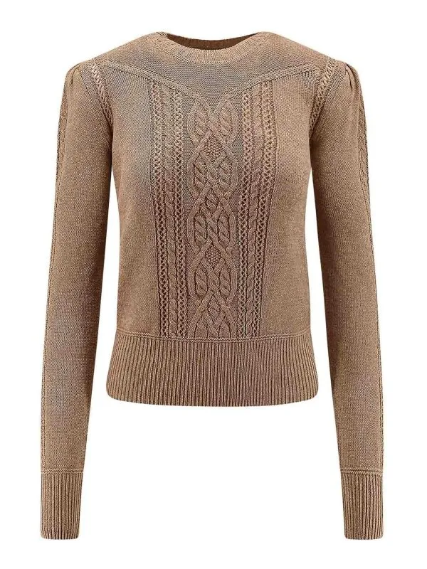 Isabel Marant Etoile Pull Col Bateau - Marron | PU0747FAC1L16E50CM