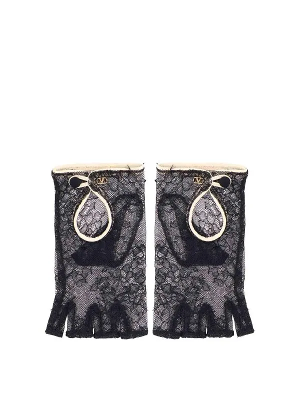 Valentino Garavani Gants - Noir - Noir - Femme | 7W2GD00MXQSDUY