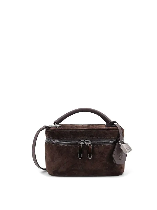 Brunello Cucinelli Sac Bandoulière - Marron | MBDLD2629C7284