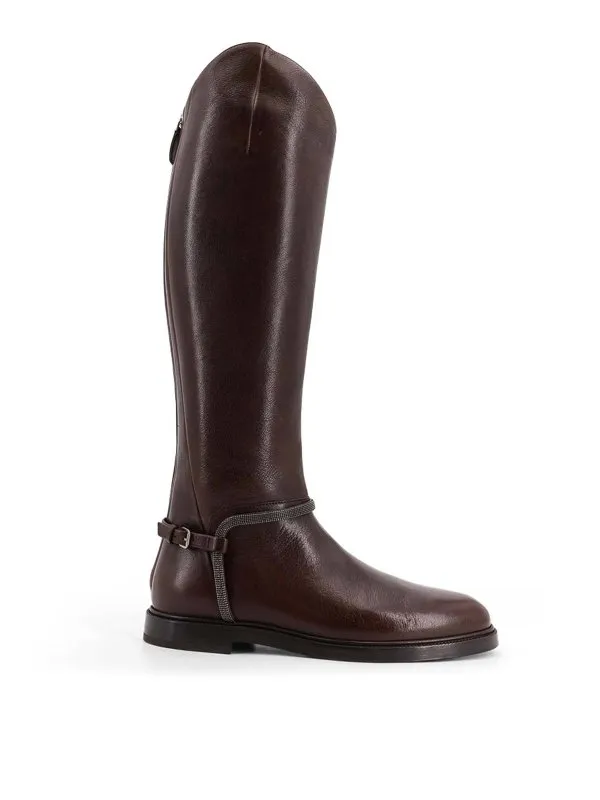 Brunello Cucinelli Bottes - Marron - Marron | MZORC3118C8279