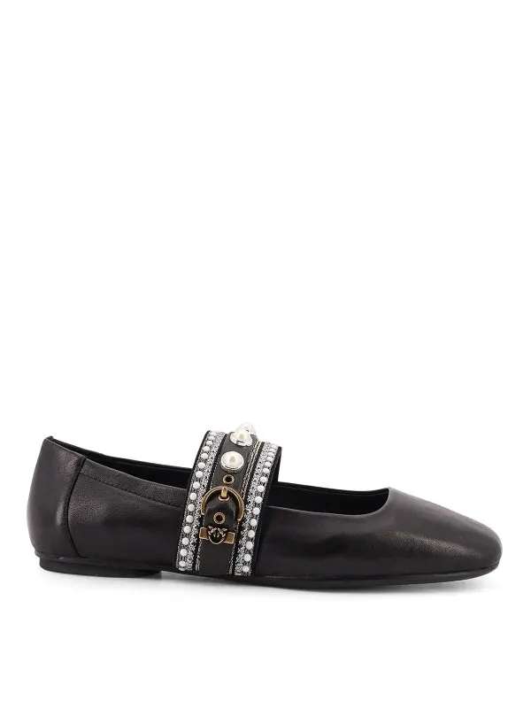 Pinko Ballerines - Noir - Noir - Femme | SD0381P003Z99
