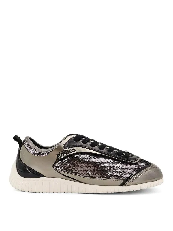 Pinko Baskets - Gris - Gris - Femme | SS0123T046KZ7 | thebs.com