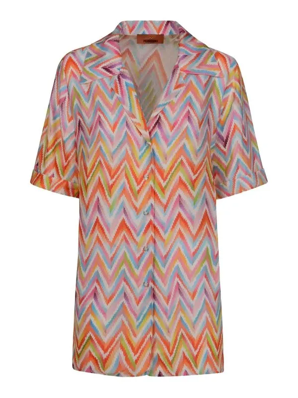 Missoni Robe Au Genou - Bleu - Bleu - Femme | MC22SQ02BW00XVSM9QZ