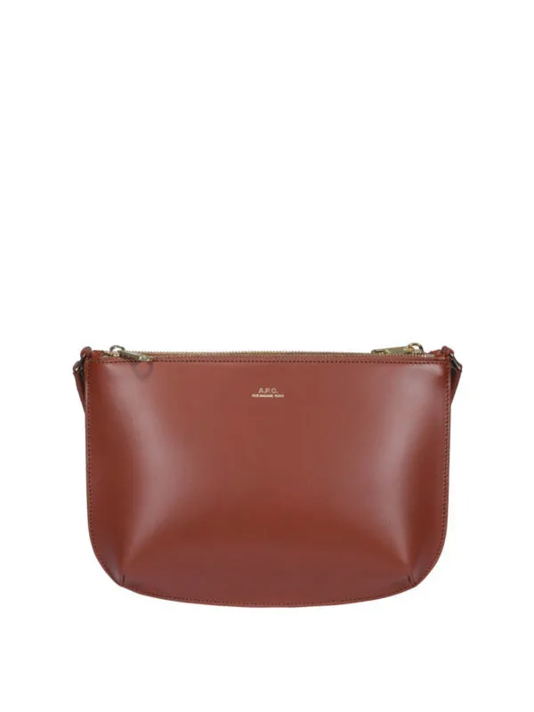 A.P.C. Sac Bandoulière - Sarah - Marron - Femme | PXAWVF61404CAD