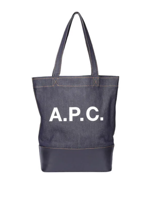 A.P.C. Sac Cabas - Axel - Foncé Délavé - Homme | CODDPM61444IAK