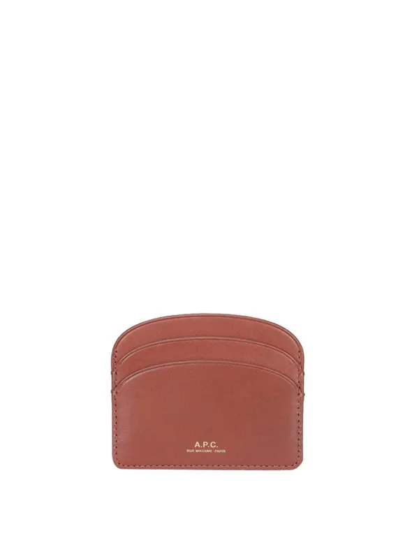 A.P.C. Portefeuilles - Demi-Lune - Marron - Femme | PXAWVF63270CAD
