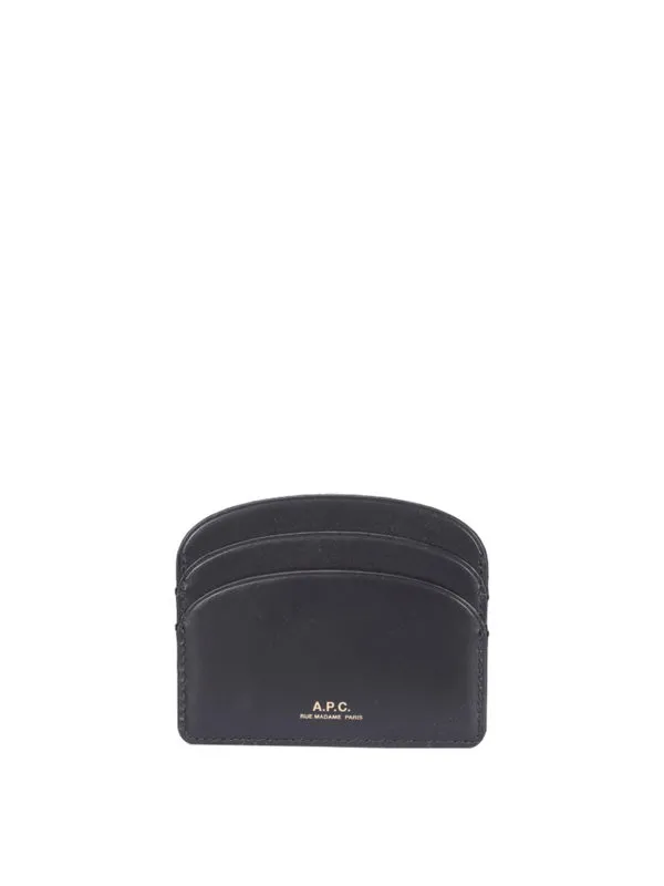 A.P.C. Portefeuilles - Demi-Lune - Noir - Femme | PXAWVF63270LZZ