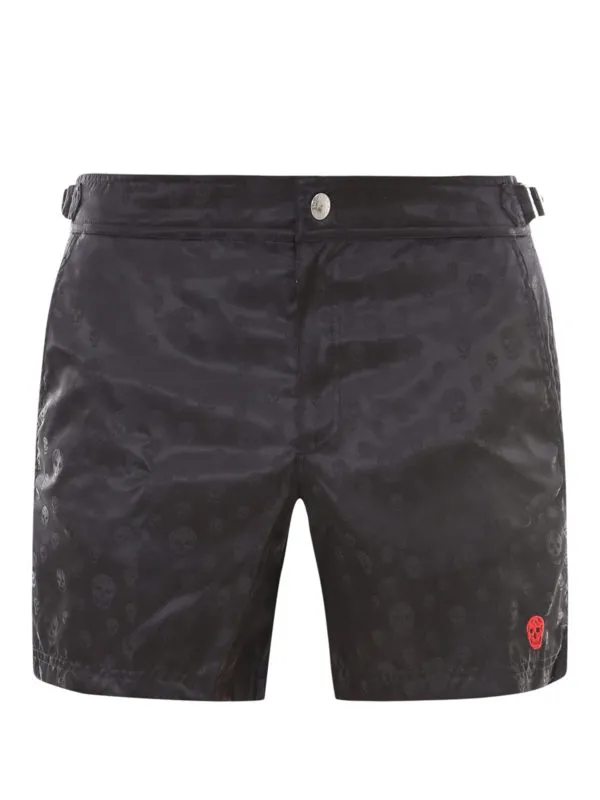 Alexander Mcqueen Short De Bain - Skull - Noir | 6483464419Q1000