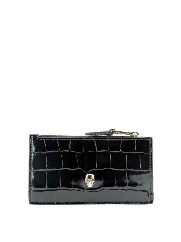 Alexander Mcqueen Portefeuilles - Skull - Noir | 6320371JMFG1050